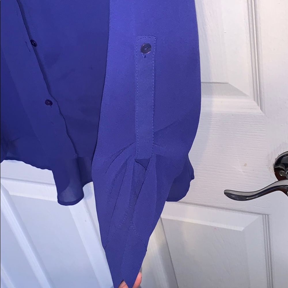 Button Up Royal Blue - Picture 2 of 4